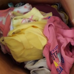 Assortment of onesies 0 to 3 months girls